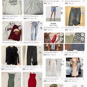 ENTIRE CLOSET FOR SALE IN ONE BUNDLE FOR 65% OFF! 26 items!!